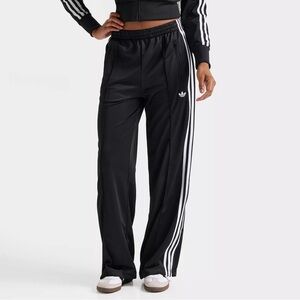 NWT Adidas Women's Black Track Pants Firebird Loose TP size medium